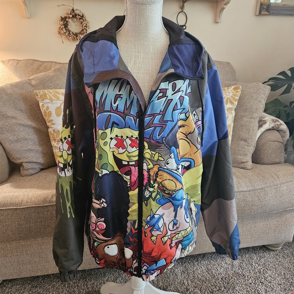 Mens Members Only X Nickelodeon Jacket - Size XL